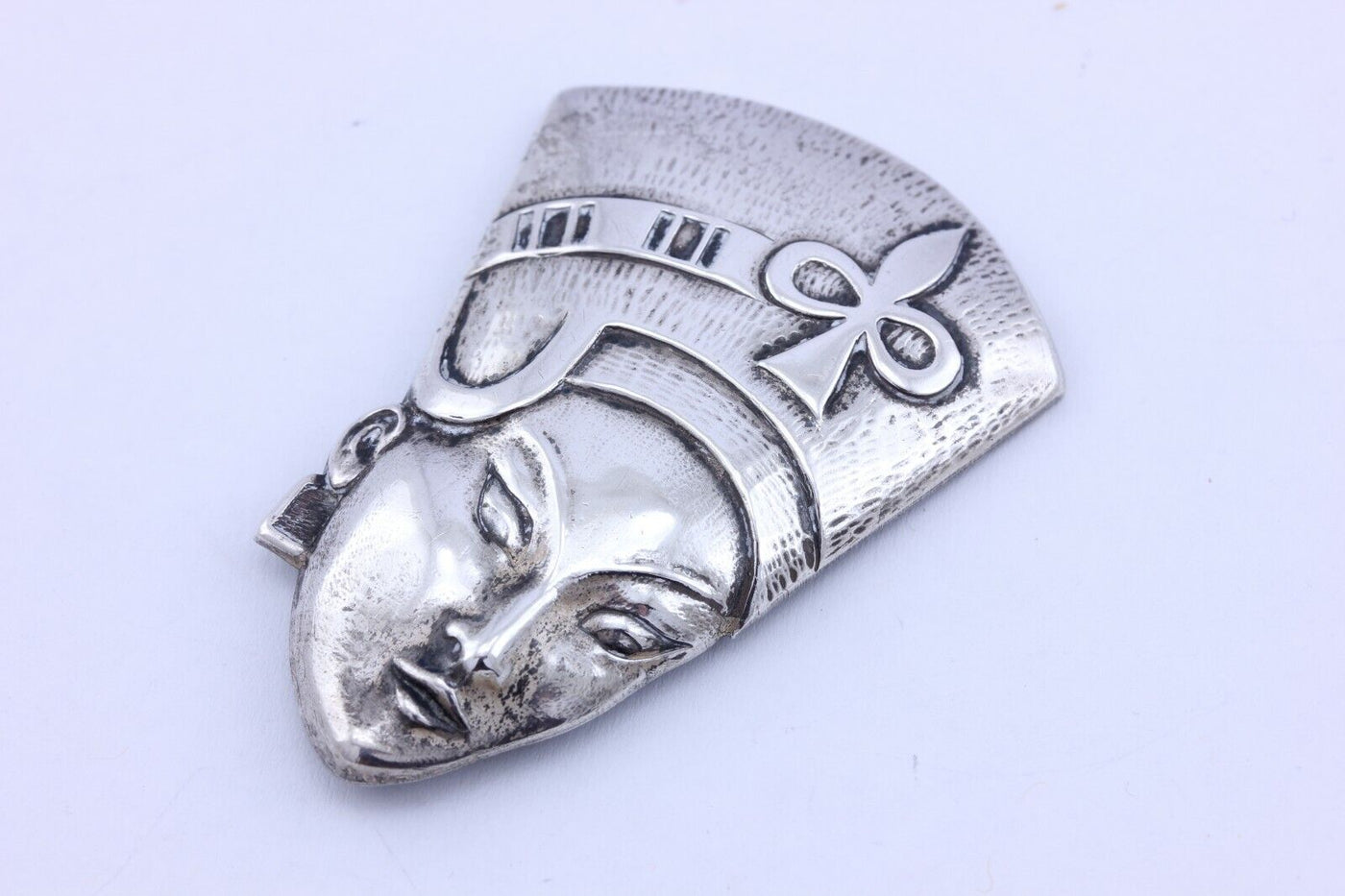 Truart sterling silver Nefertiti pin brooch 2.25 inch 9.09g estate vintage
