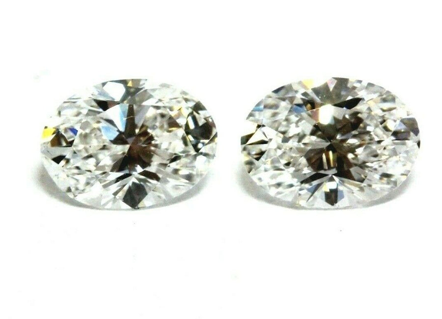 diamonds matched pair 0.79tcw oval 5.47x4.06x2.66mm 5.53x4.07x2.67mm D VS1-2 NEW