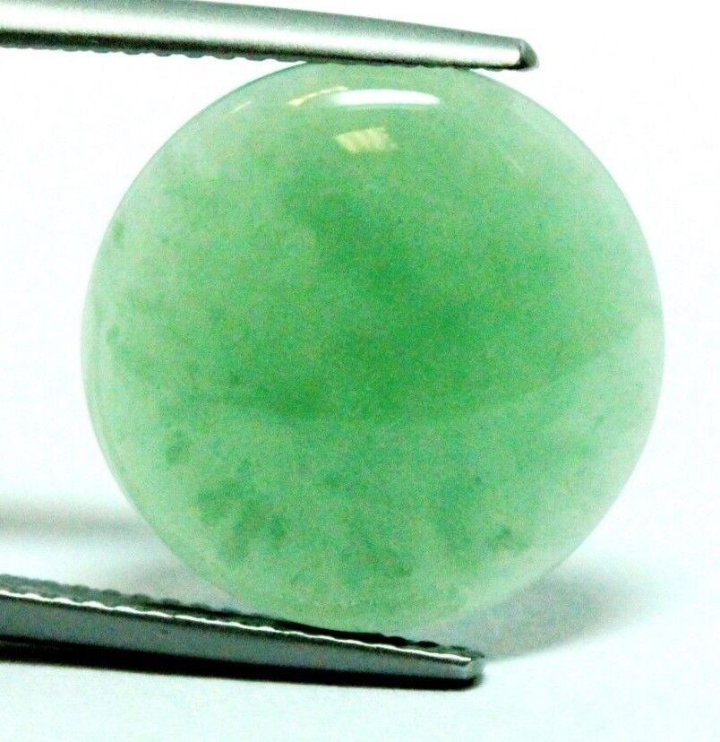 Mtorolite Chrome Chalcedony 6.55ct natural round cabochon 15.88-15.95x3.50mm